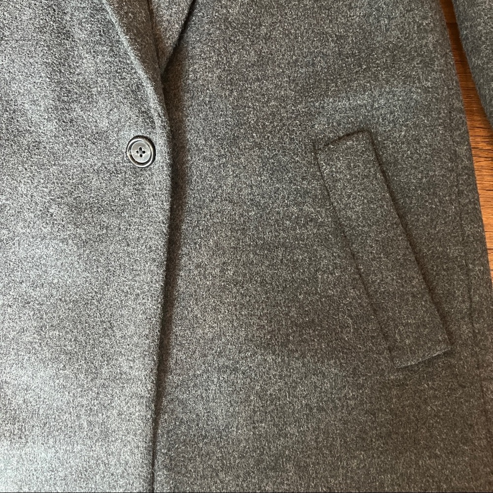 Madewell Monsieur Coat in Dark Gray - Picture 12 of 15